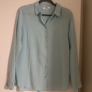 Uniqlo Soft Blue Shirt